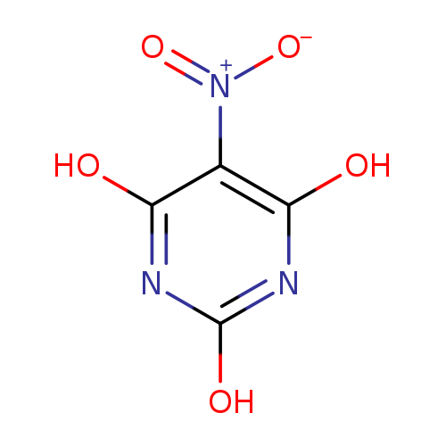 Oc1nc(O)nc(c1[N+](=O)[O-])O