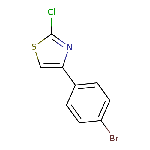 Brc1ccc(cc1)c1csc(n1)Cl