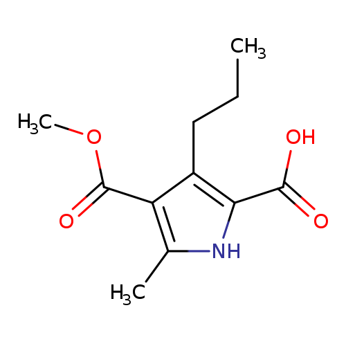 CCCc1c([nH]c(c1C(=O)OC)C)C(=O)O