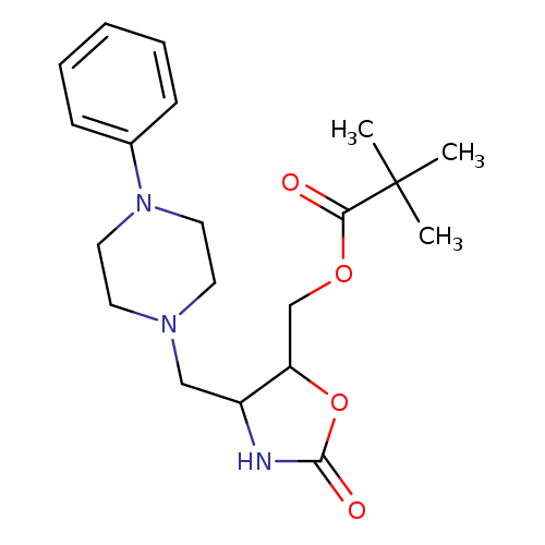 O=C(C(C)(C)C)OCC1OC(=O)NC1CN1CCN(CC1)c1ccccc1