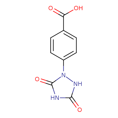 OC(=O)c1ccc(cc1)n1[nH]c(=O)[nH]c1=O