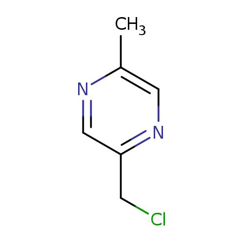 Cc1cnc(cn1)CCl