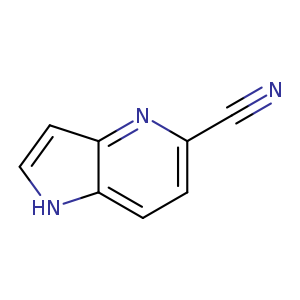 N#Cc1ccc2c(n1)cc[nH]2