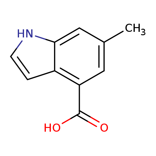 Cc1cc(C(=O)O)c2c(c1)[nH]cc2