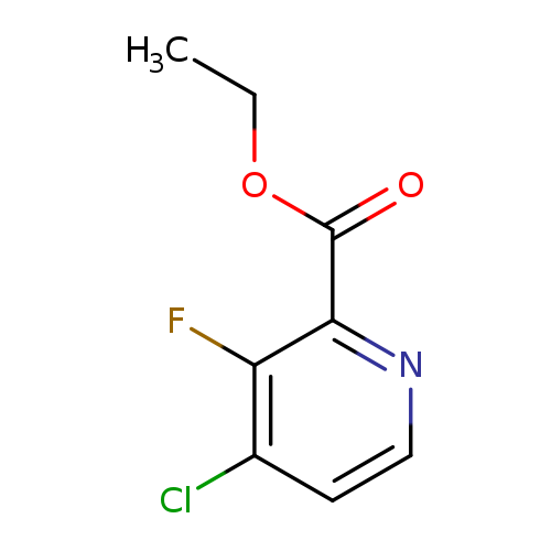CCOC(=O)c1nccc(c1F)Cl