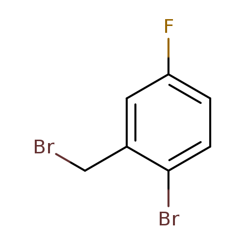 BrCc1cc(F)ccc1Br