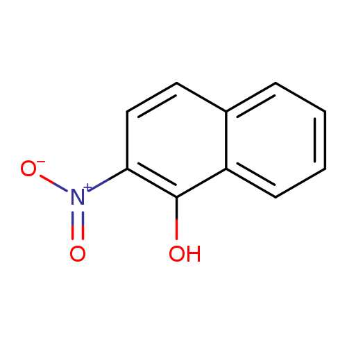 [O-][N+](=O)c1ccc2c(c1O)cccc2