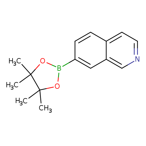CC1(C)OB(OC1(C)C)c1ccc2c(c1)cncc2