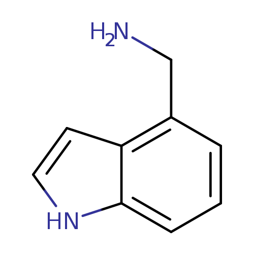 NCc1cccc2c1cc[nH]2