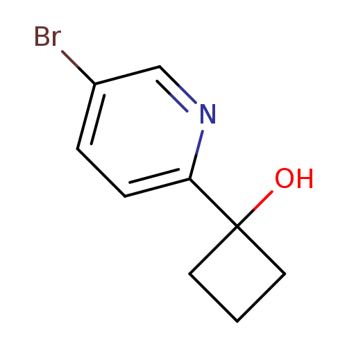 Brc1ccc(nc1)C1(O)CCC1
