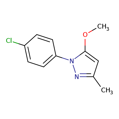 COc1cc(nn1c1ccc(cc1)Cl)C