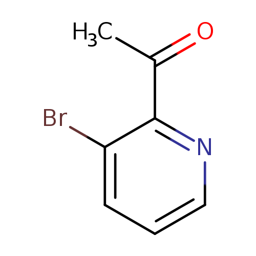 CC(=O)c1ncccc1Br