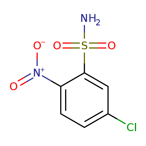 Clc1ccc(c(c1)S(=O)(=O)N)[N+](=O)[O-]