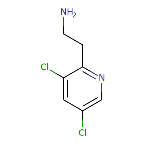 NCCc1ncc(cc1Cl)Cl