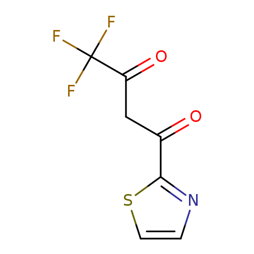 O=C(C(F)(F)F)CC(=O)c1nccs1