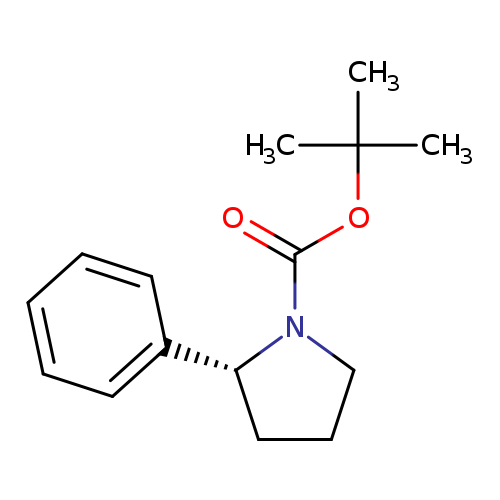 O=C(N1CCC[C@@H]1c1ccccc1)OC(C)(C)C