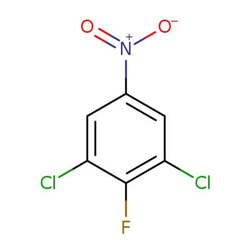 [O-][N+](=O)c1cc(Cl)c(c(c1)Cl)F