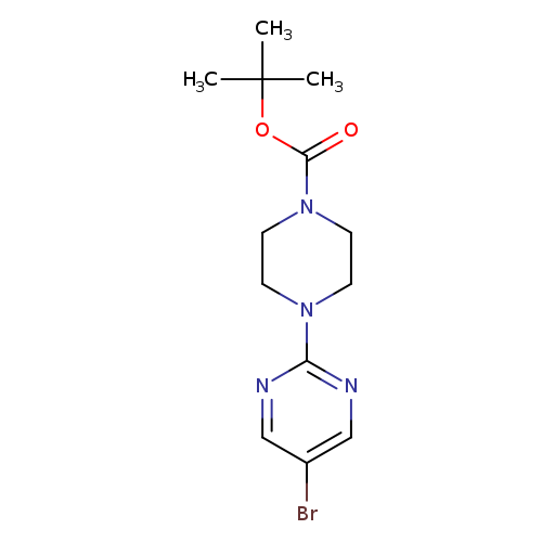 O=C(N1CCN(CC1)c1ncc(cn1)Br)OC(C)(C)C