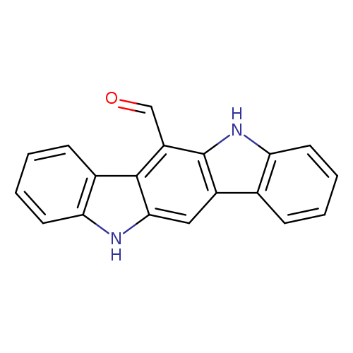 O=Cc1c2[nH]c3c(c2cc2c1c1ccccc1[nH]2)cccc3