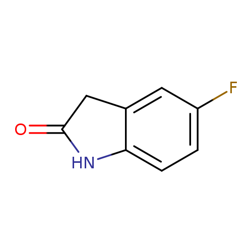 O=C1Nc2c(C1)cc(cc2)F