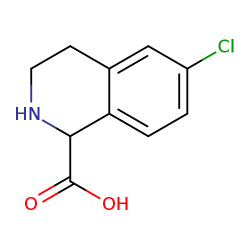 OC(=O)C1NCCc2c1ccc(c2)Cl