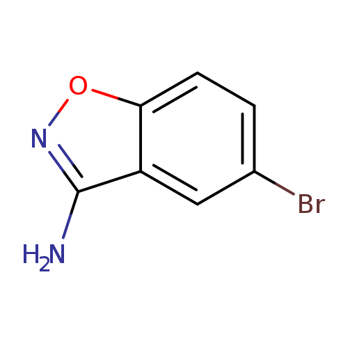 Brc1ccc2c(c1)c(N)no2