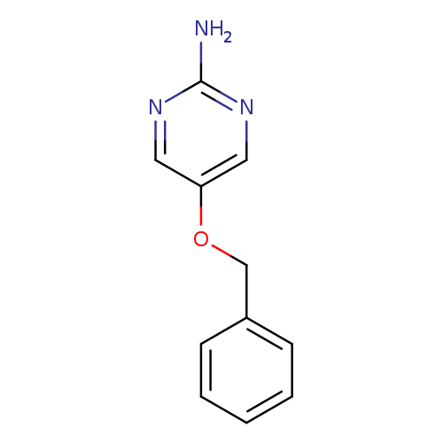 Nc1ncc(cn1)OCc1ccccc1