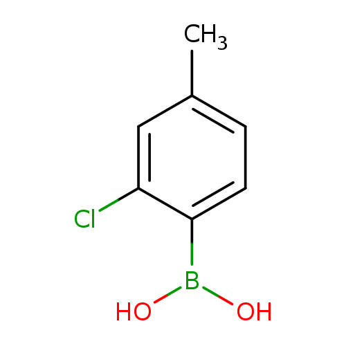 Cc1ccc(c(c1)Cl)B(O)O