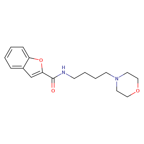 O=C(c1cc2c(o1)cccc2)NCCCCN1CCOCC1