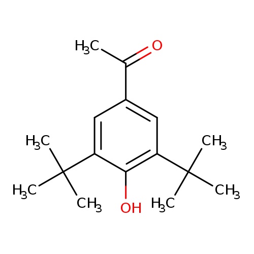 CC(=O)c1cc(c(c(c1)C(C)(C)C)O)C(C)(C)C