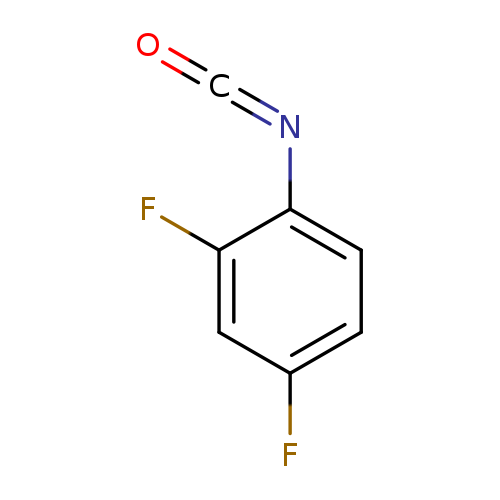 O=C=Nc1ccc(cc1F)F