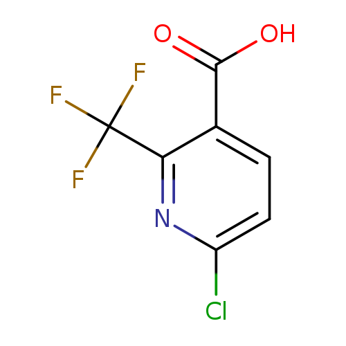 OC(=O)c1ccc(nc1C(F)(F)F)Cl