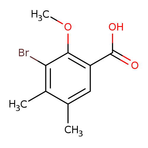 COc1c(cc(c(c1Br)C)C)C(=O)O