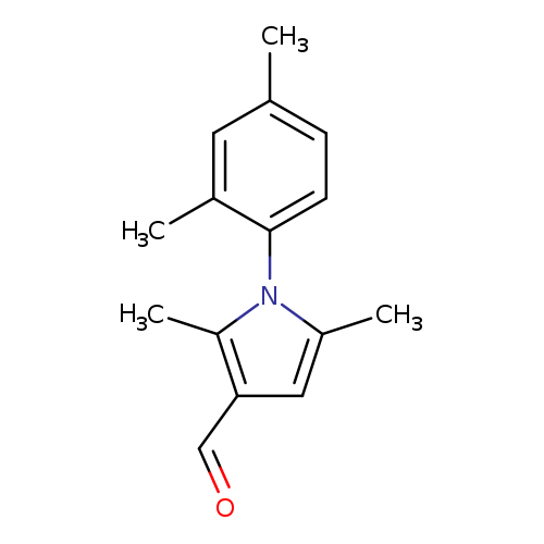 O=Cc1cc(n(c1C)c1ccc(cc1C)C)C