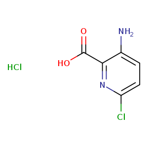 Clc1ccc(c(n1)C(=O)O)N.Cl