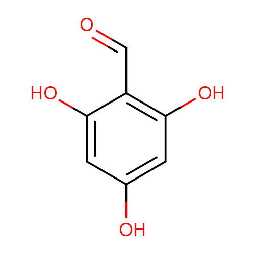 O=Cc1c(O)cc(cc1O)O