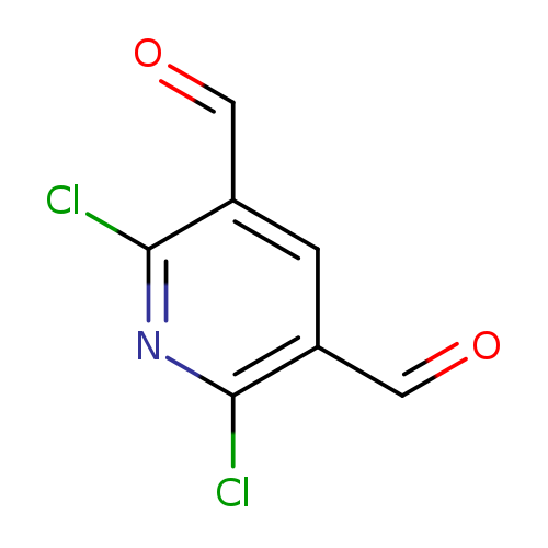 O=Cc1cc(C=O)c(nc1Cl)Cl