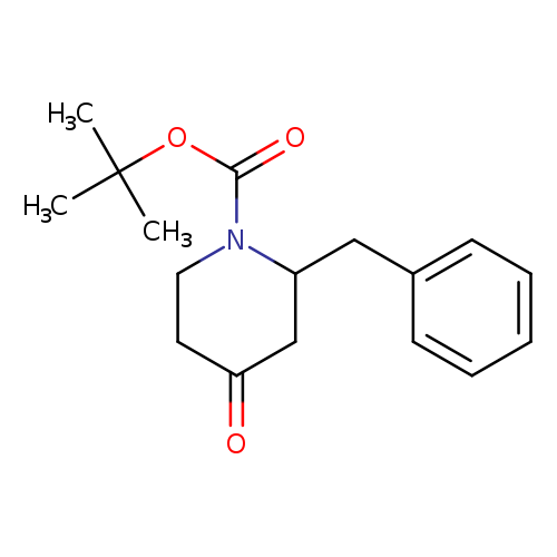 O=C1CCN(C(C1)Cc1ccccc1)C(=O)OC(C)(C)C