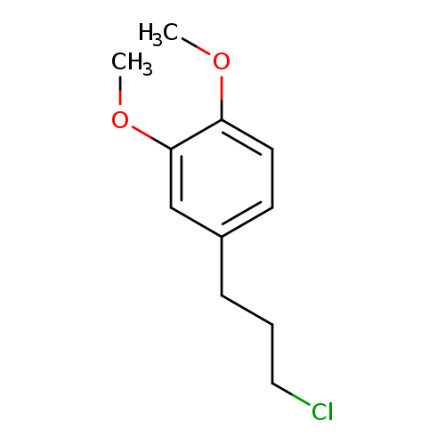 ClCCCc1ccc(c(c1)OC)OC