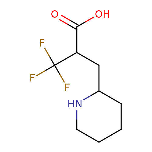 OC(=O)C(C(F)(F)F)CC1CCCCN1