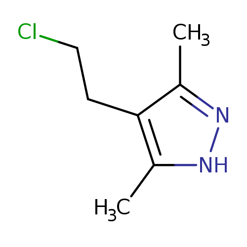 ClCCc1c(C)n[nH]c1C