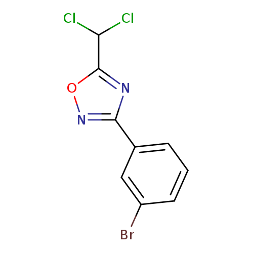Brc1cccc(c1)c1noc(n1)C(Cl)Cl