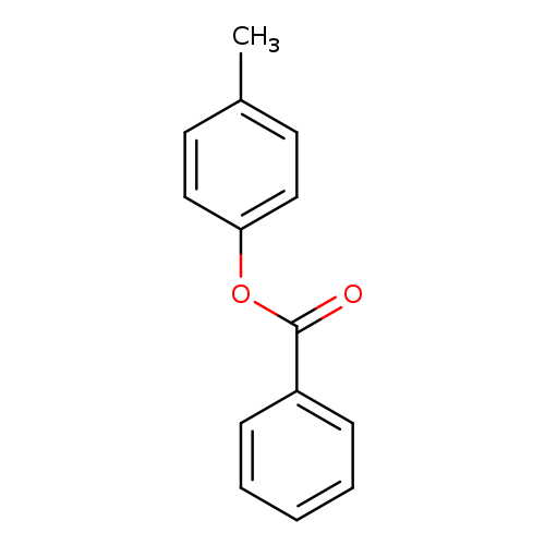 Cc1ccc(cc1)OC(=O)c1ccccc1