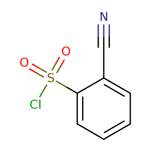 N#Cc1ccccc1S(=O)(=O)Cl
