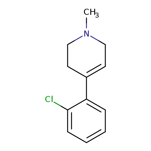 CN1CCC(=CC1)c1ccccc1Cl