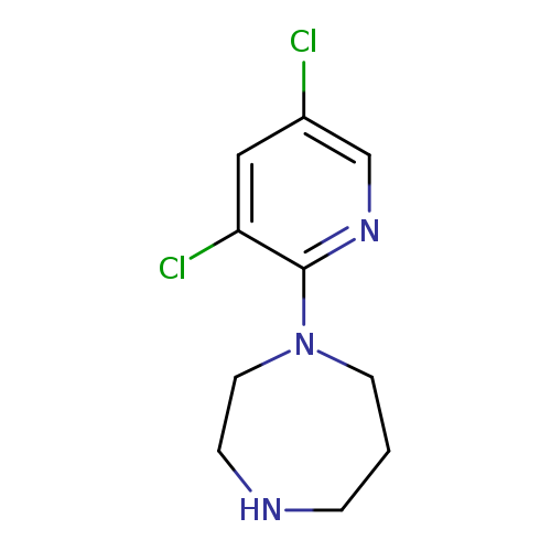Clc1cnc(c(c1)Cl)N1CCNCCC1