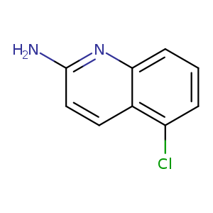 Nc1ccc2c(n1)cccc2Cl