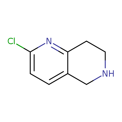 Clc1ccc2c(n1)CCNC2
