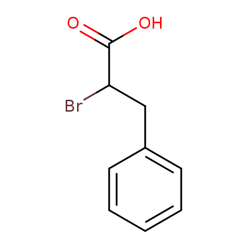 BrC(C(=O)O)Cc1ccccc1