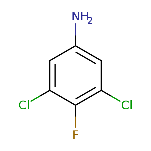 Nc1cc(Cl)c(c(c1)Cl)F